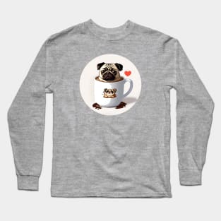 Pug in a mug Long Sleeve T-Shirt